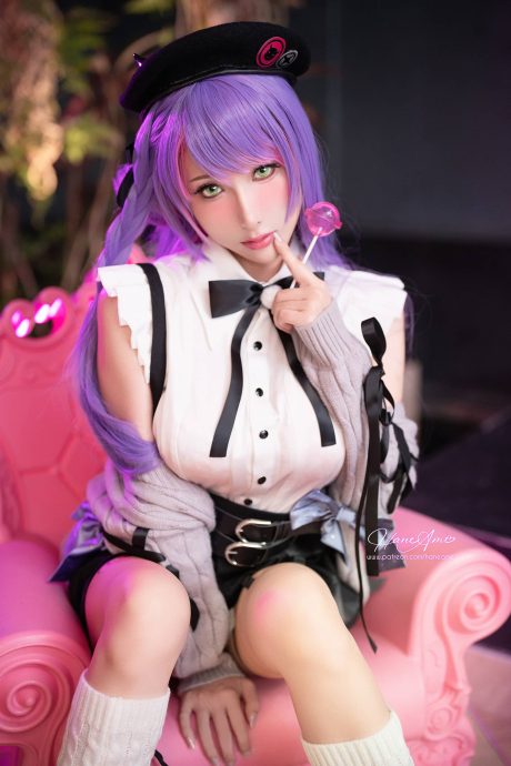 雨波HaneAme常暗永远COS：诠释小恶魔的可爱和独特魅力