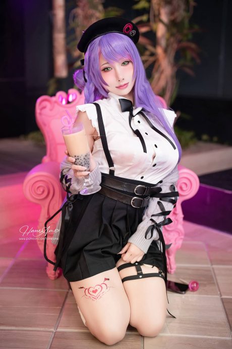 雨波HaneAme常暗永远COS：诠释小恶魔的可爱和独特魅力